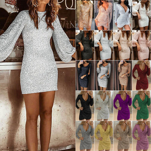 Hazel Sparkle Long-Sleeve Homecoming Dress Multi 1