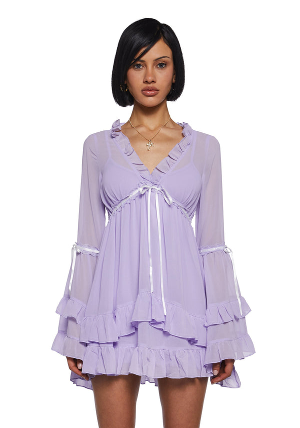 Divinity Velvet Mini Dress