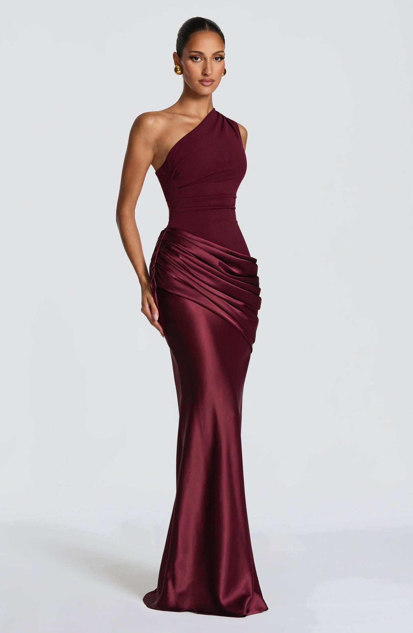 Sadona Maxi Dress in Black Cherry Lacquer 3
