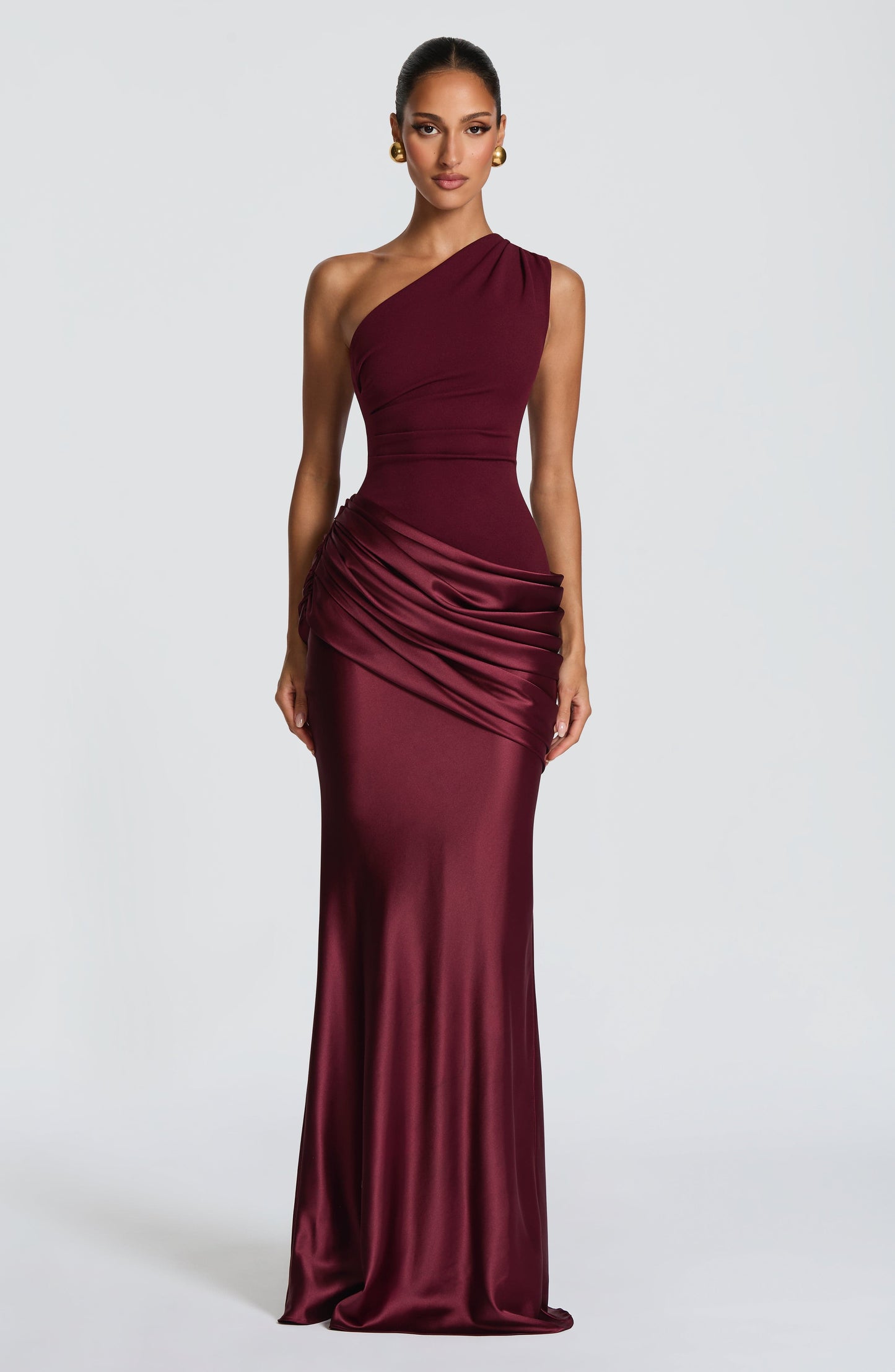Sadona Maxi Dress in Black Cherry Lacquer 6