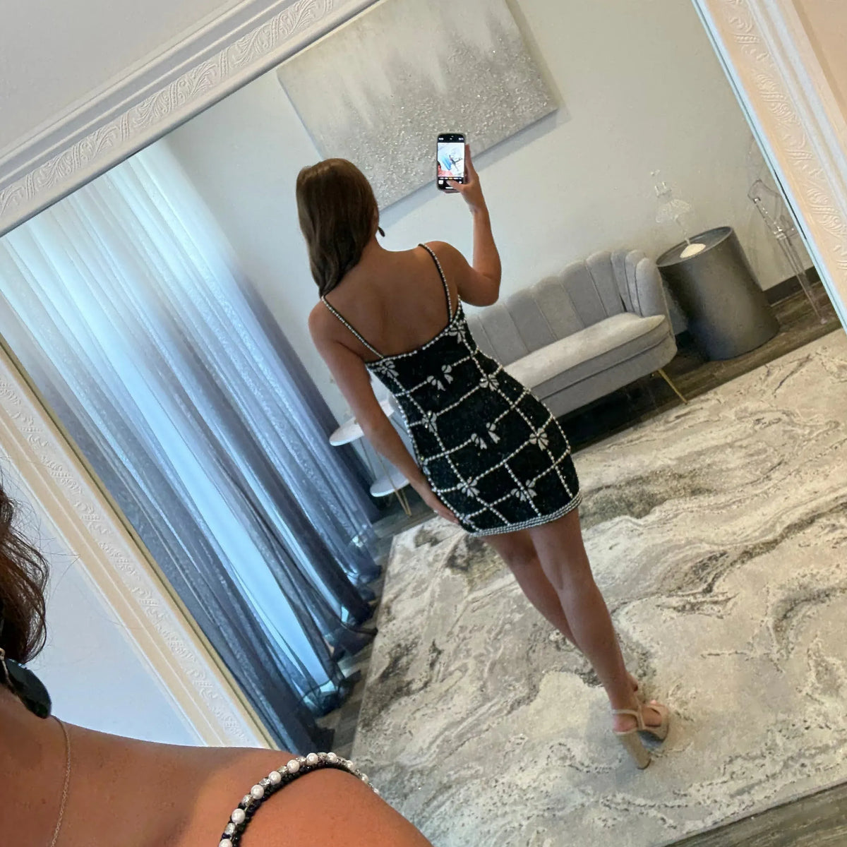 Margot Sequin Bodycon Mini Dress Multi 4