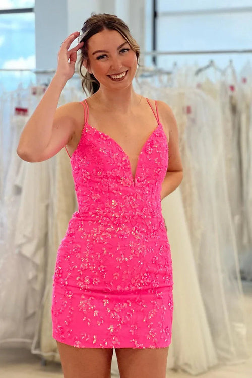 Arabella Sequin Backless Dress Multi 1