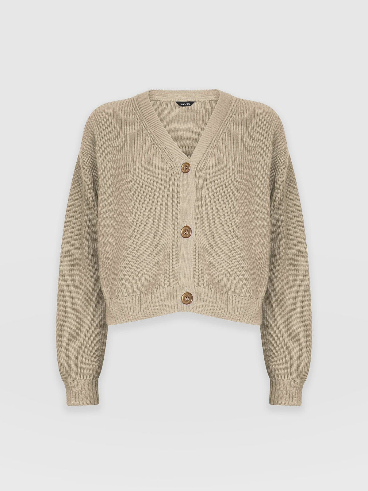 Margot Crop Cardigan Beige 7