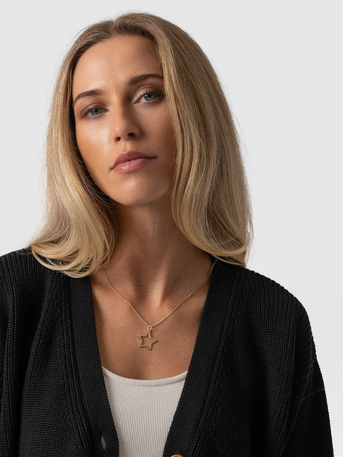 Margot Crop Cardigan Black 3