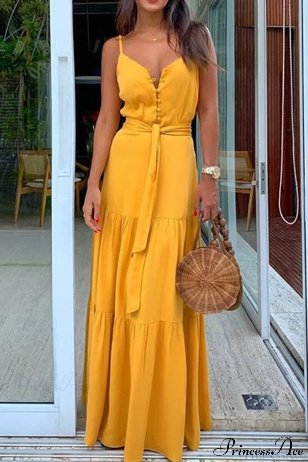 Violet Bandage Maxi Dress Blue 6