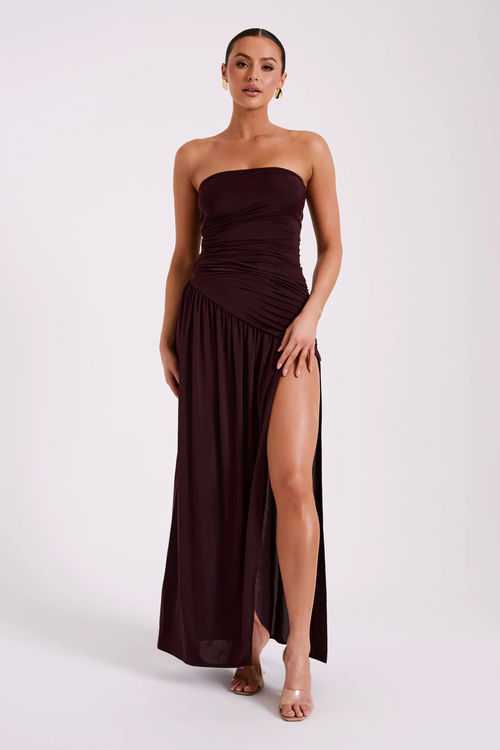 MAROON MAXI DRESS 1