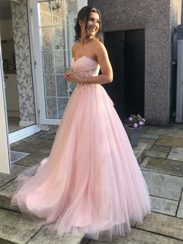 Lilac Valentina Lace A-Line Gown