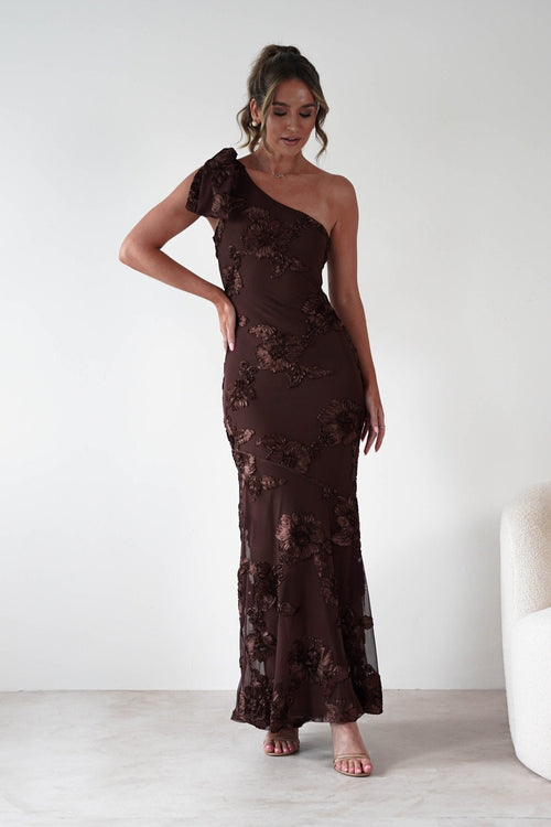 Thelma Floral Textured Maxi Dress 1