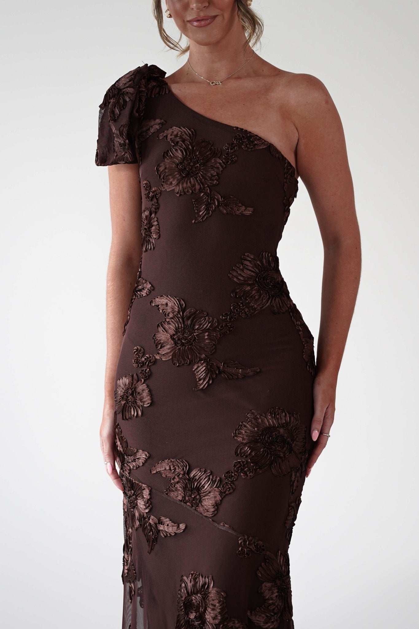 Thelma Floral Textured Maxi Dress 14