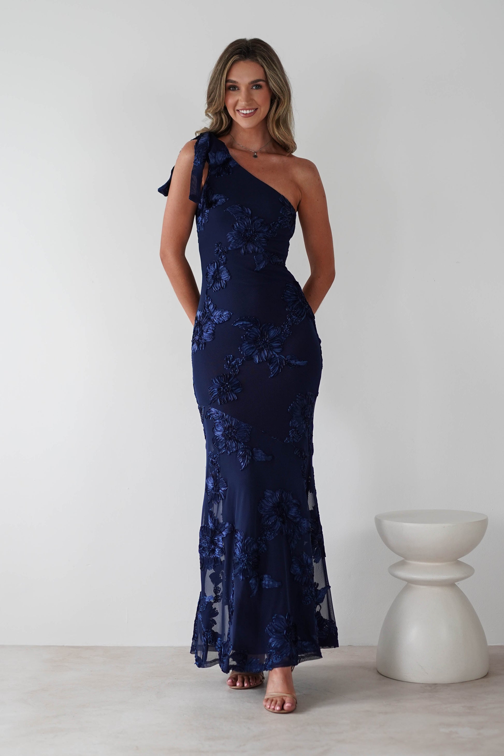 Thelma Floral Textured Maxi Dress 10