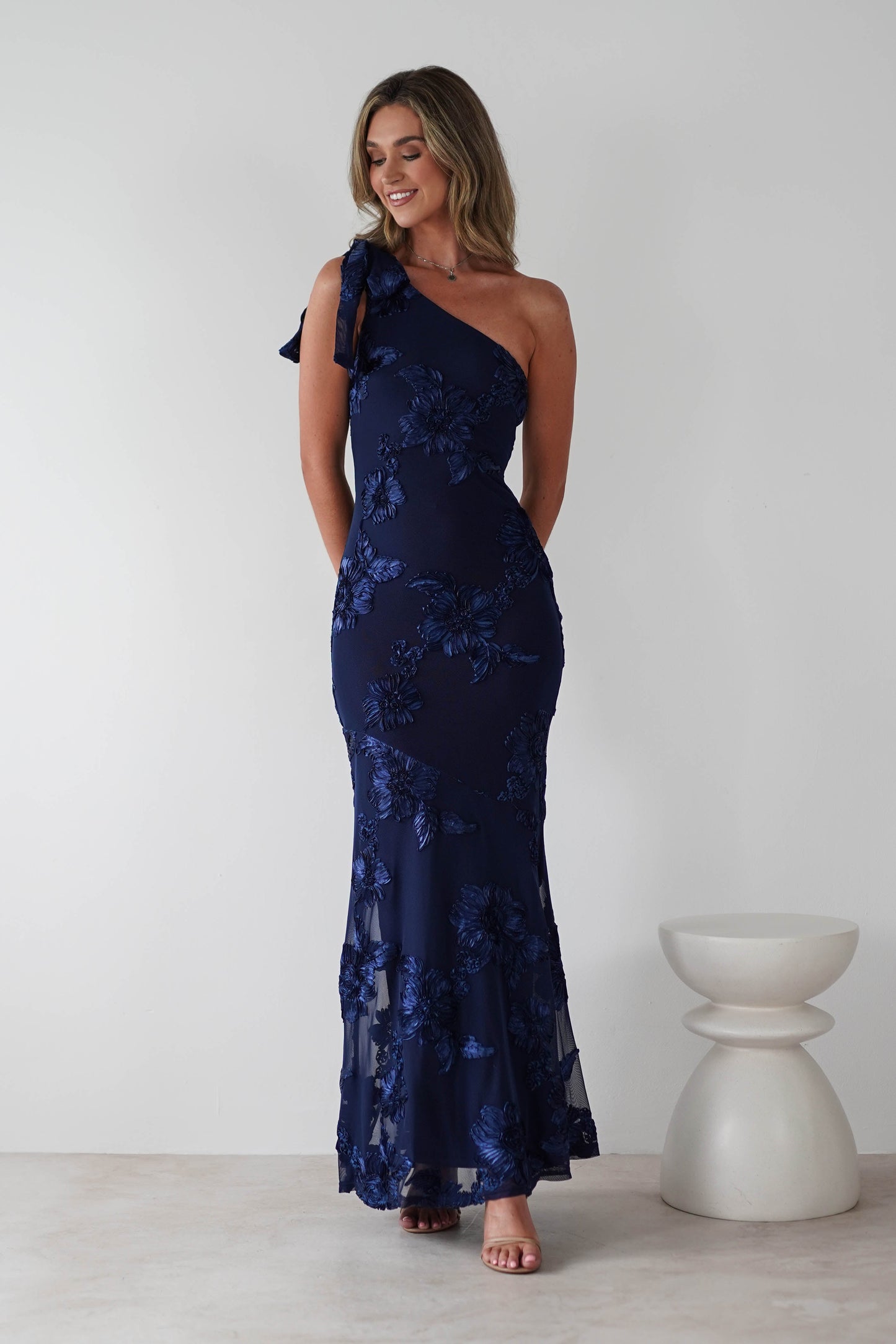 Thelma Floral Textured Maxi Dress 7