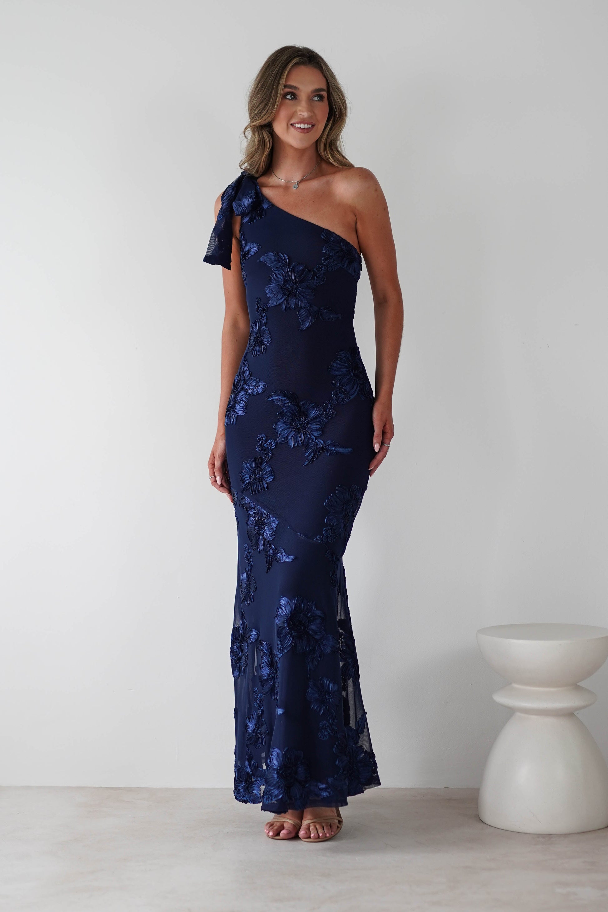 Thelma Floral Textured Maxi Dress 8