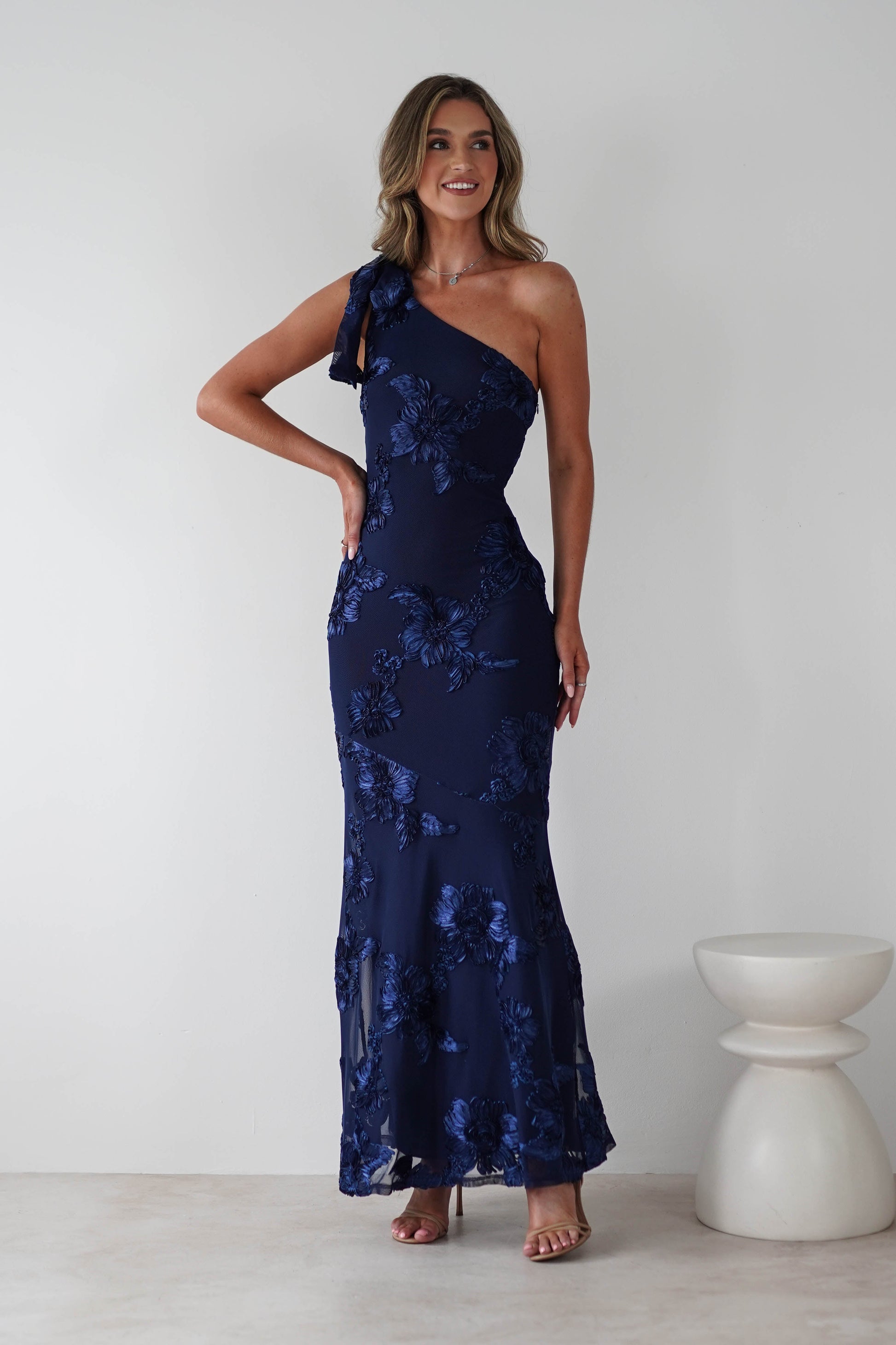 Thelma Floral Textured Maxi Dress 6