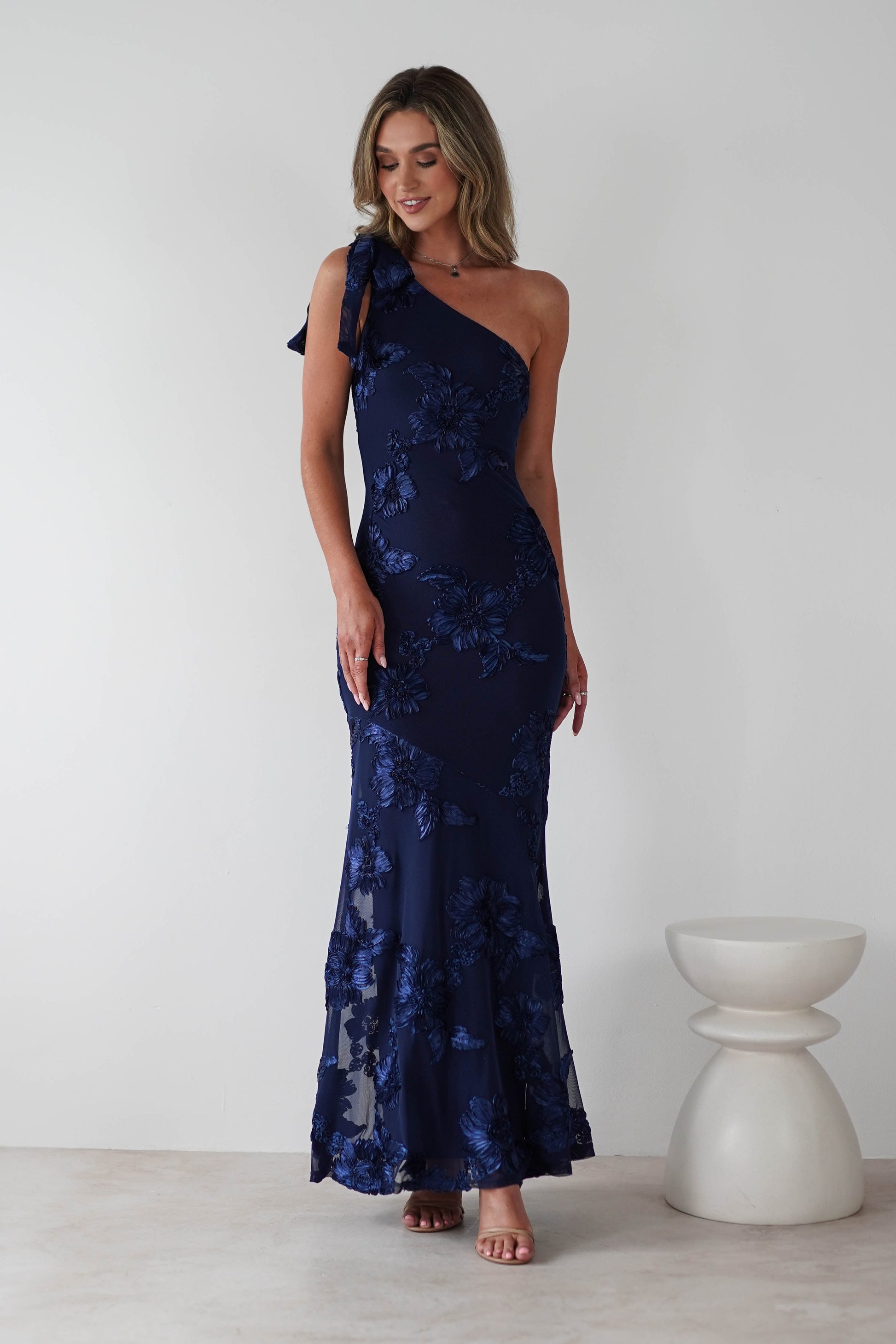 Thelma Floral Textured Maxi Dress 1