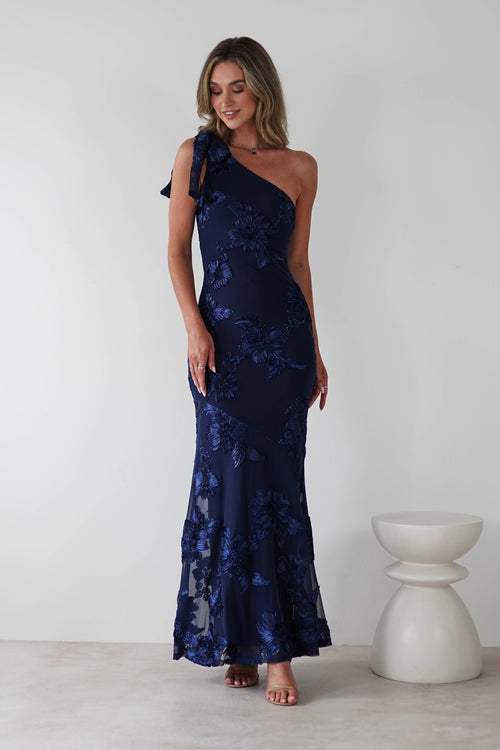 Thelma Floral Textured Maxi Dress 1