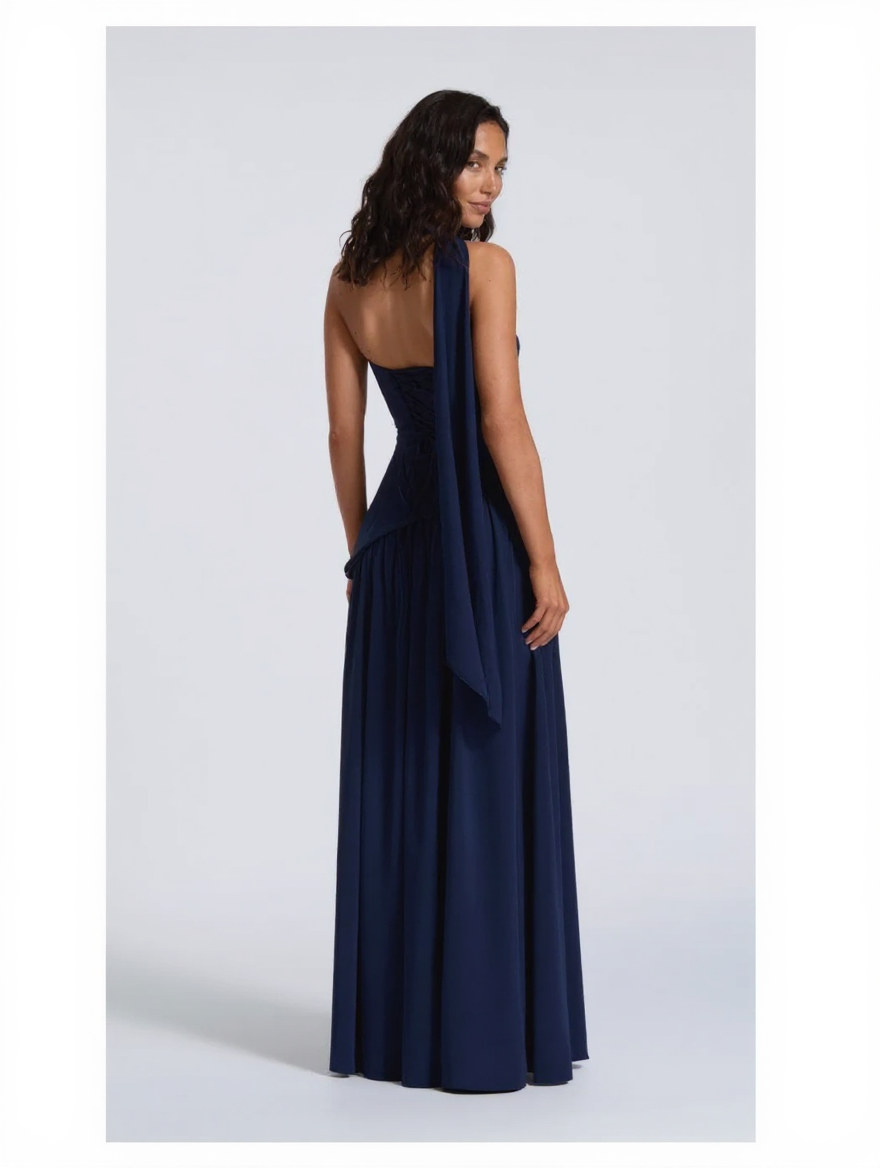 Valentina Dark Blue back
