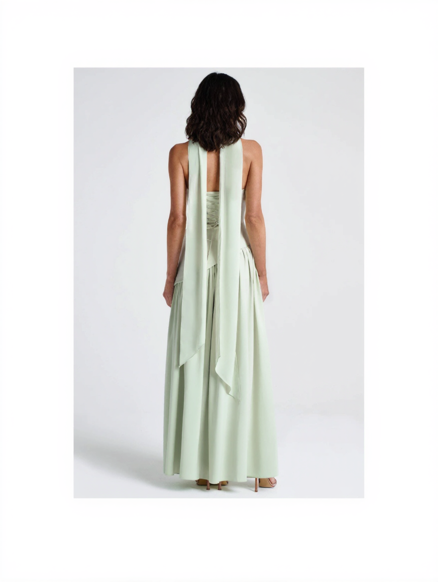 Valentina Light Green back