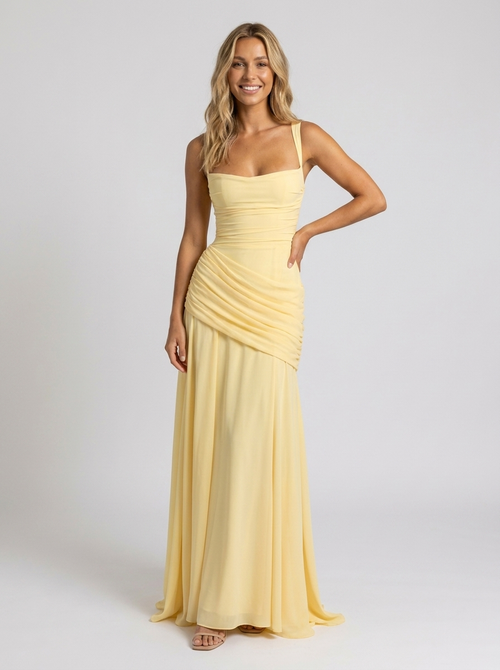 ROSE MAXI DRESS Yellow 1