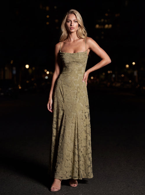 Courtney Maxi Dress in Sage Sage 1