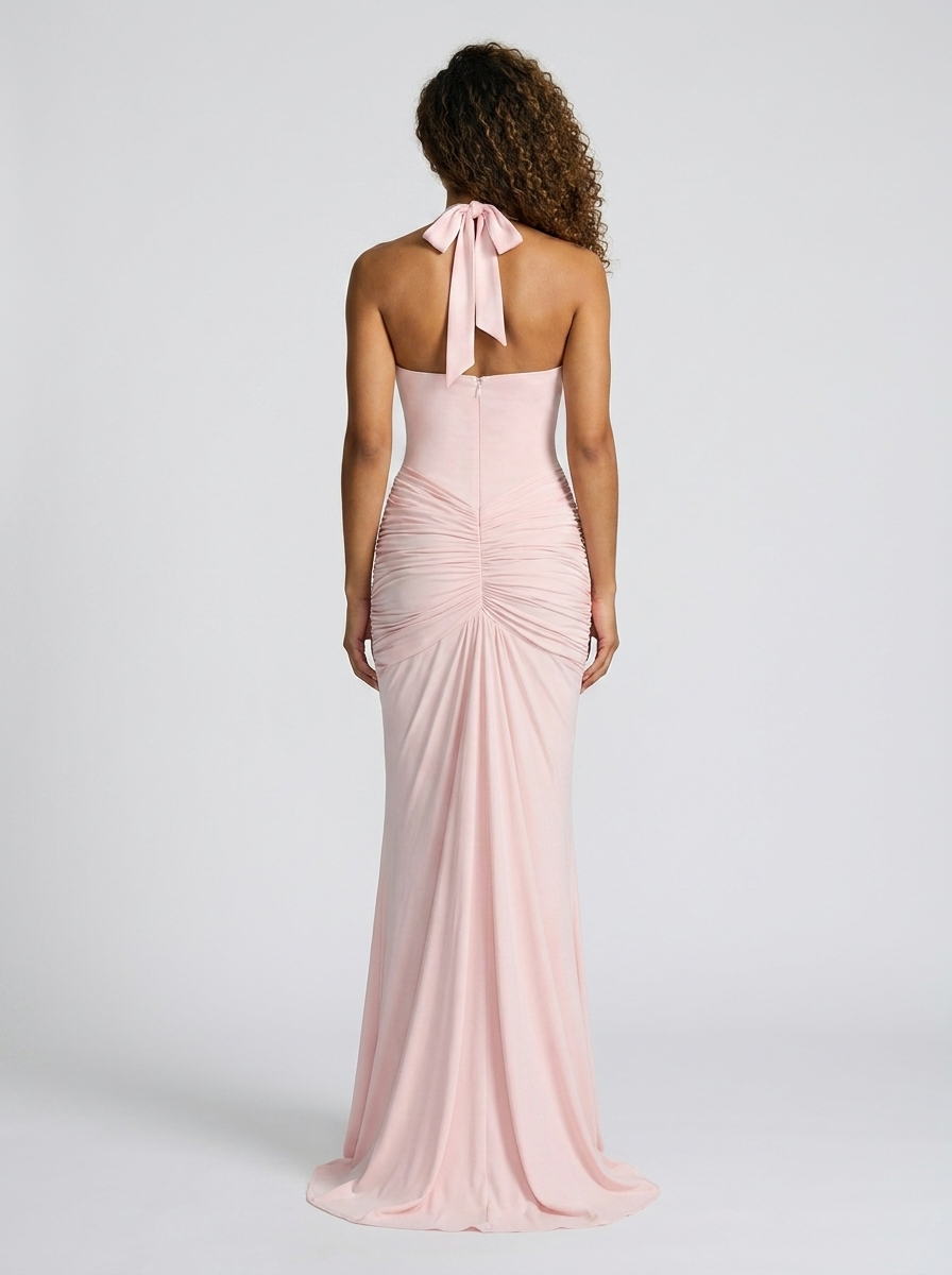 MELISSA MAXI DRESS Pink back