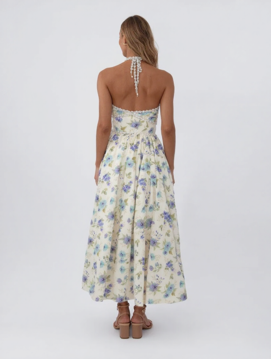 CHRISTINE MAXI DRESS Garden Mist back