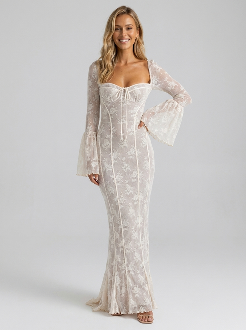 LEXI MAXI DRESS White 1
