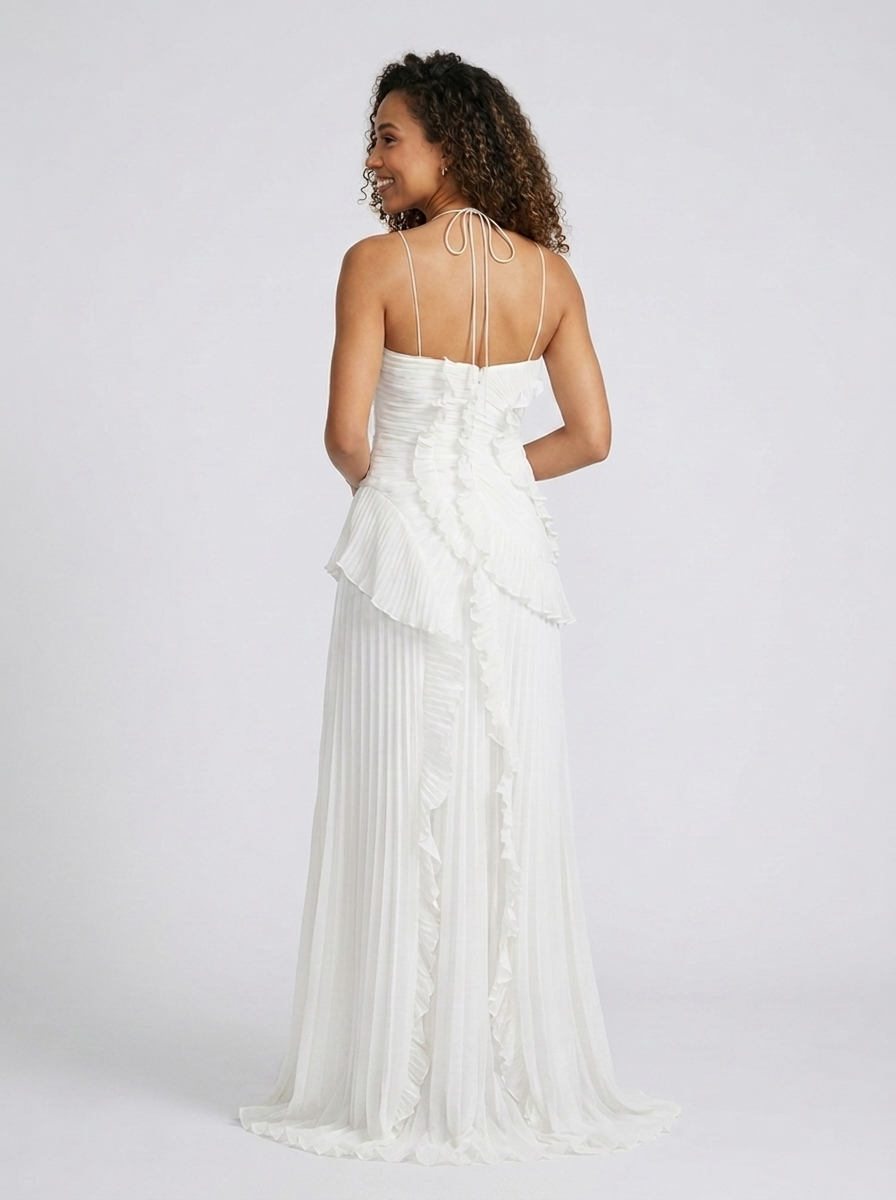 LAYLA MAXI DRESS White back