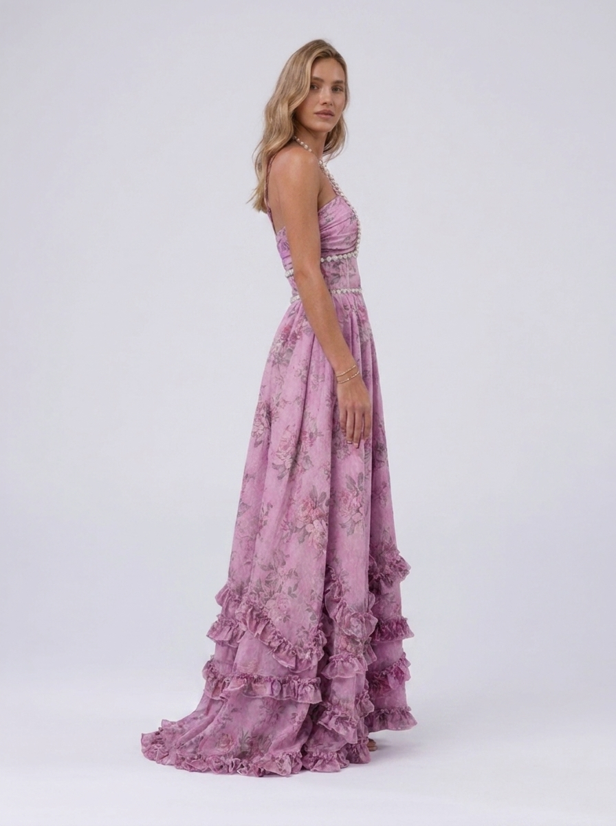 CHRISTINE MAXI DRESS Purple side