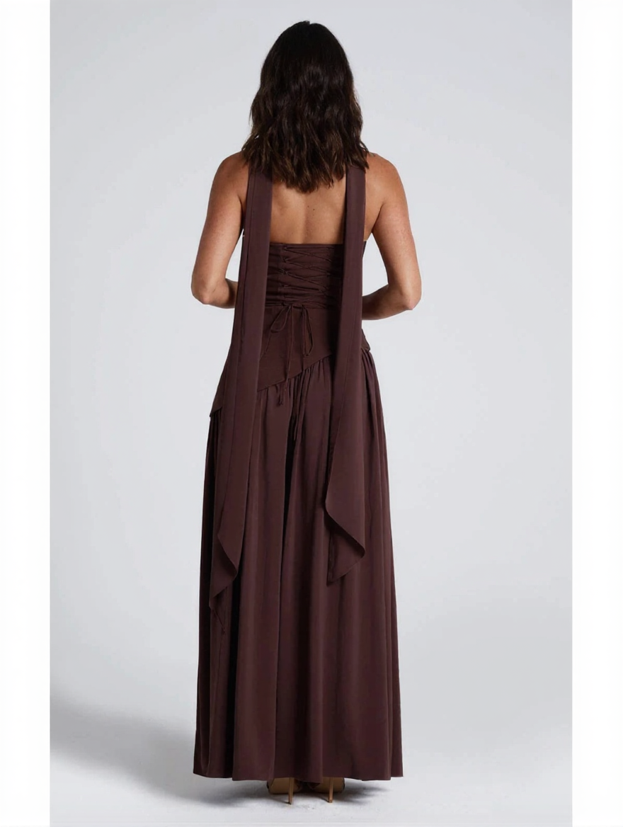 Valentina Plum Brown back