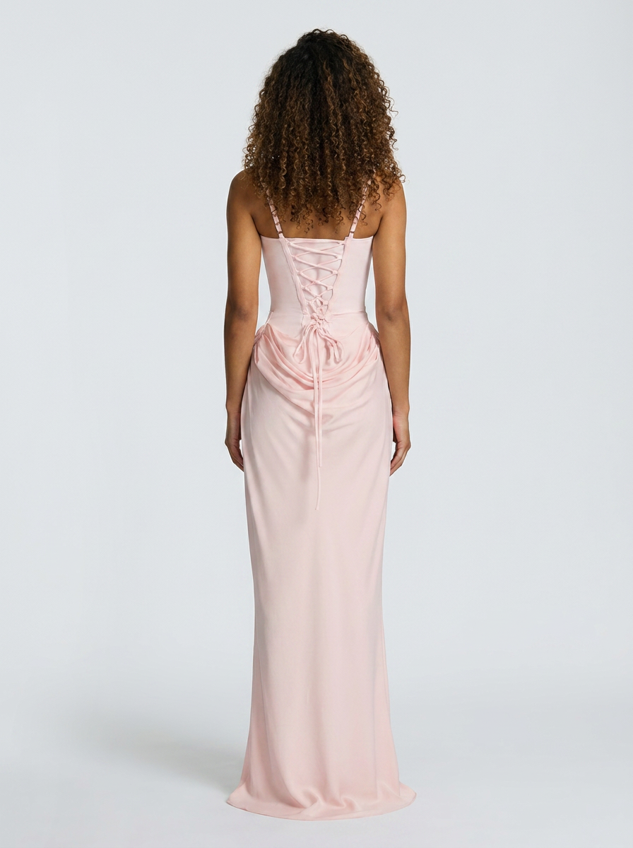 SOPHIE MAXI DRESS Pink back