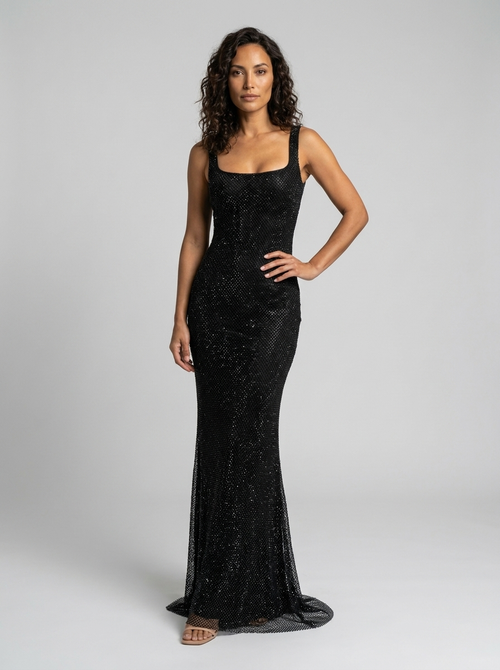 HANNAH MAXI DRESS Black 1
