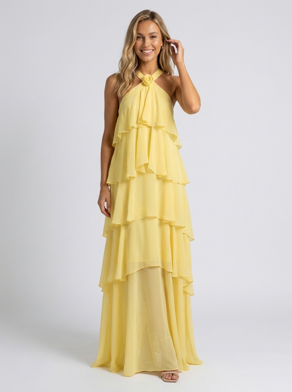 FLOWER MAXI DRESS