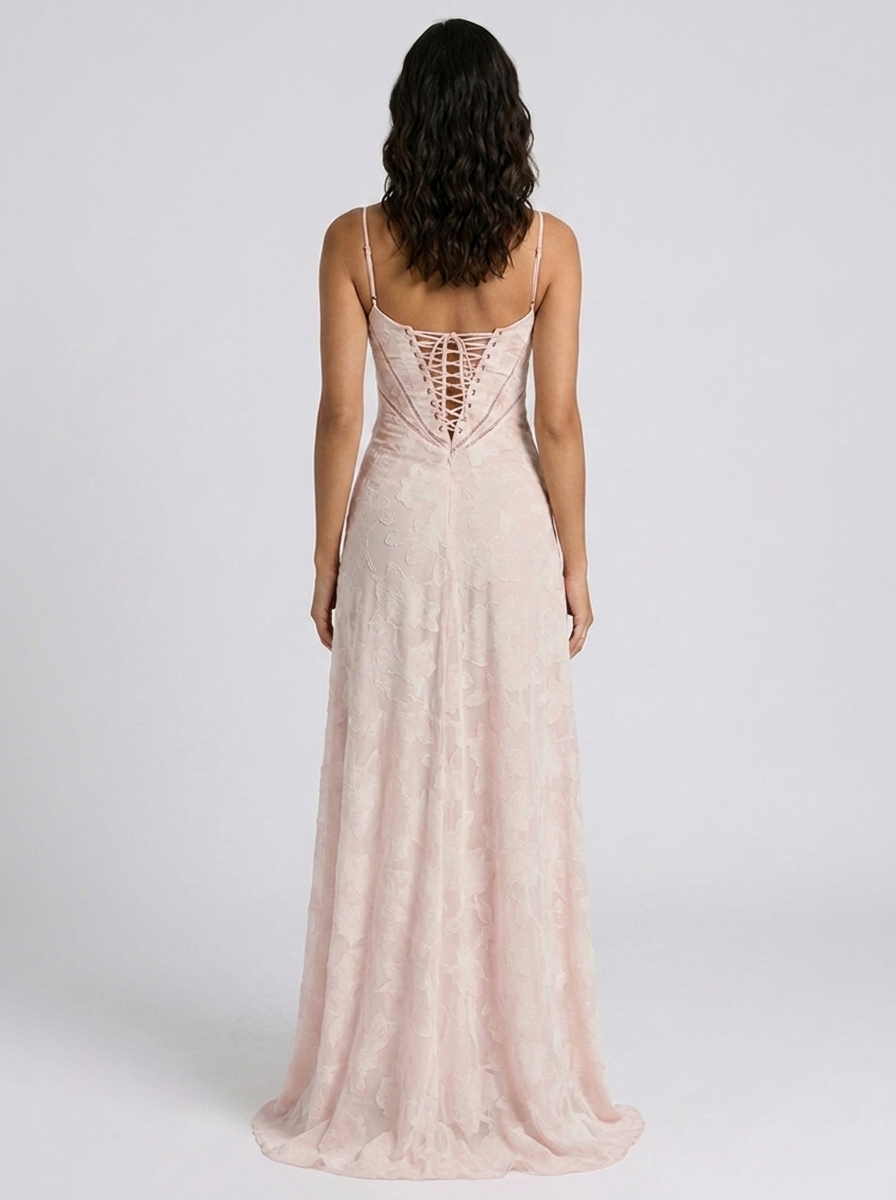 LARA MAXI DRESS Floral Print back