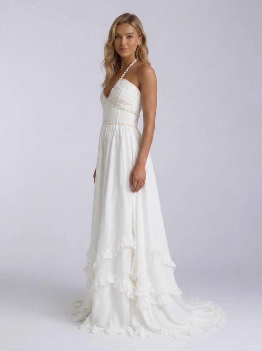 CHRISTINE MAXI DRESS White side