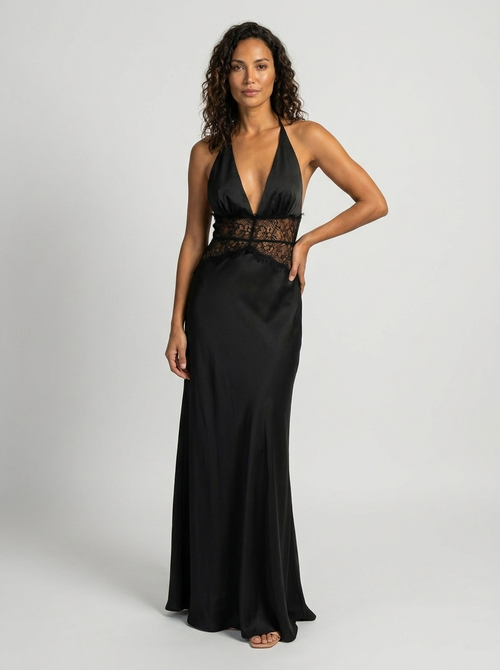 SELINA MAXI DRESS Black 1