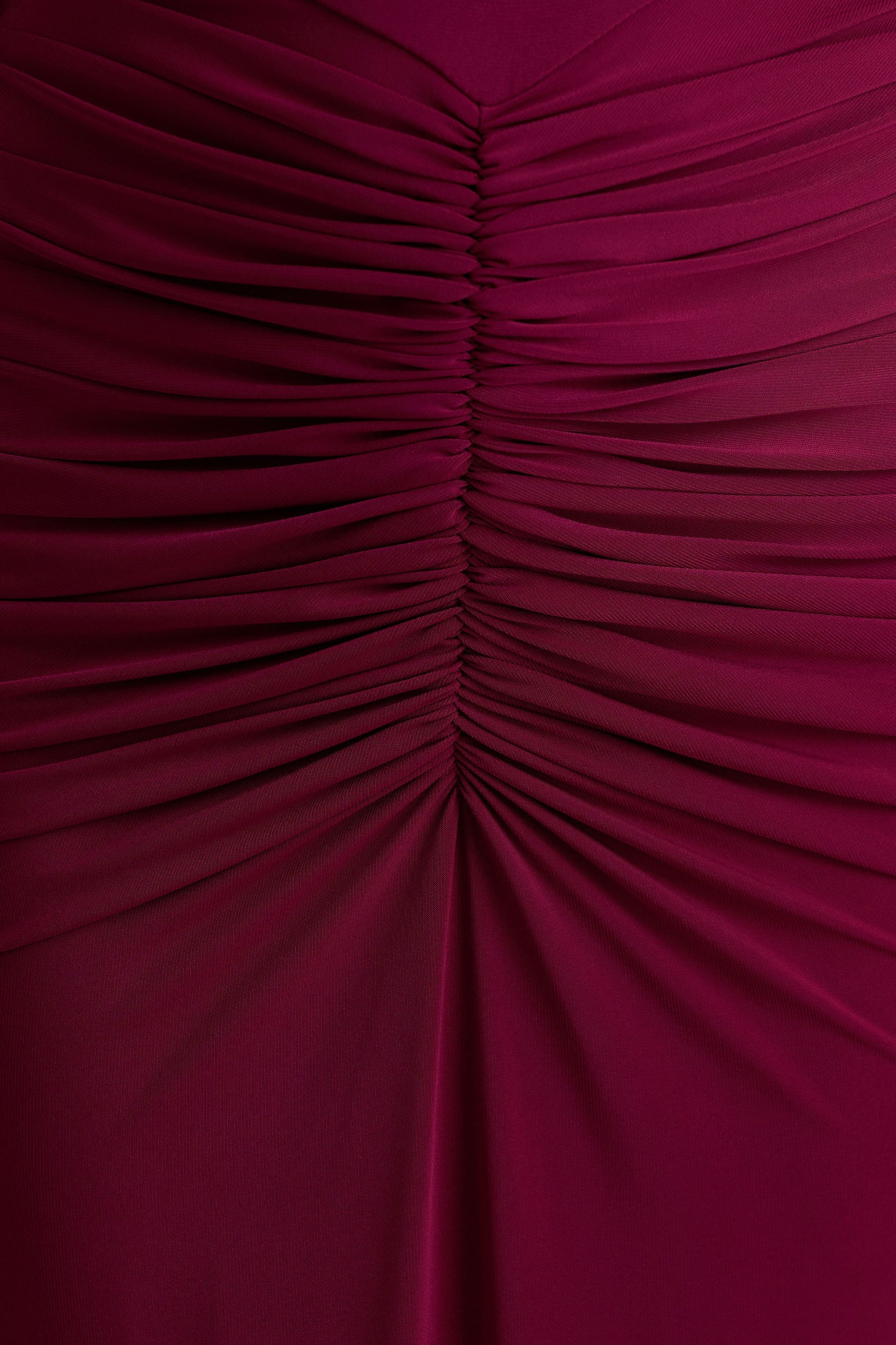 Margot Burgundy Boat-Neck Maxi Dress Sleeves 6