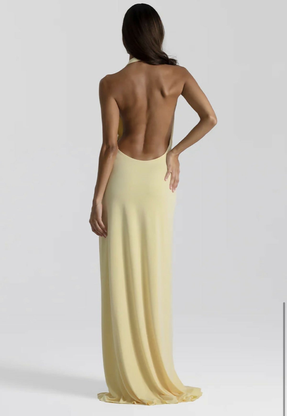 Winona Satin Gown Black 5