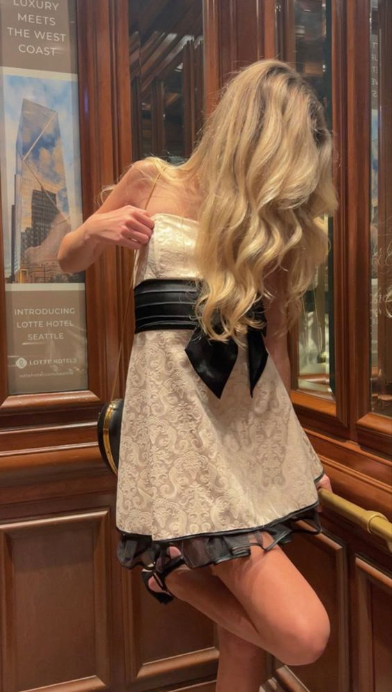 Margot Champagne Strapless Mini Dress Picture Color 2