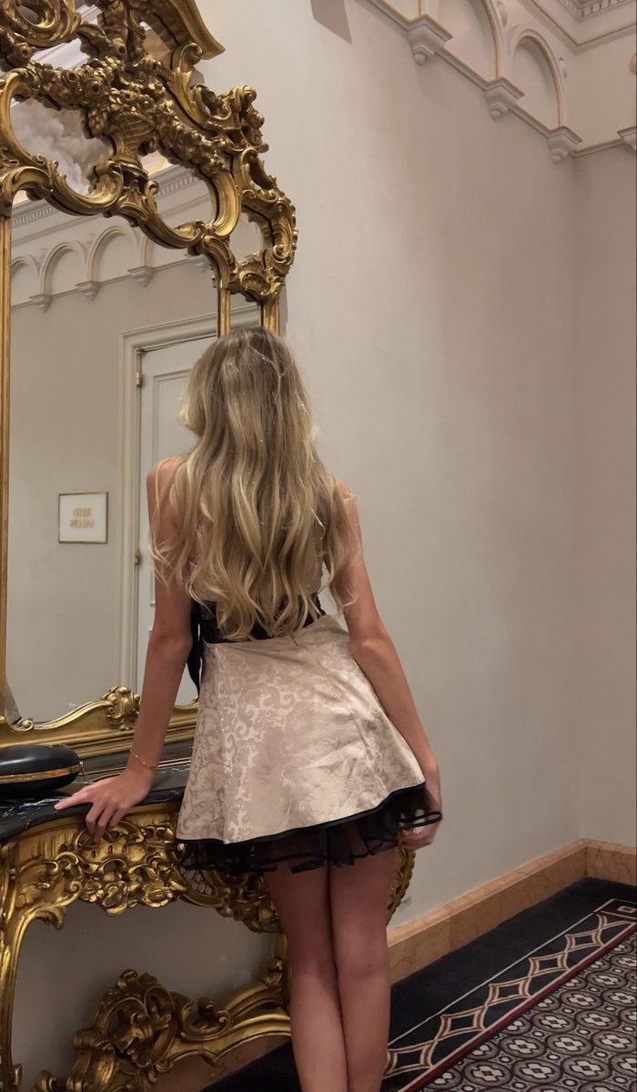 Margot Champagne Strapless Mini Dress Picture Color 6