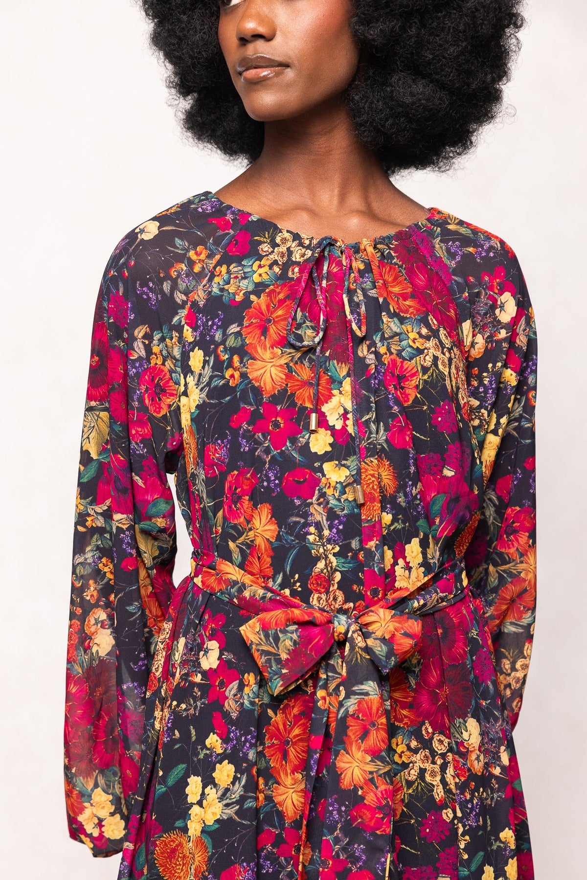 Imogen Floral Dress Night Garden 10