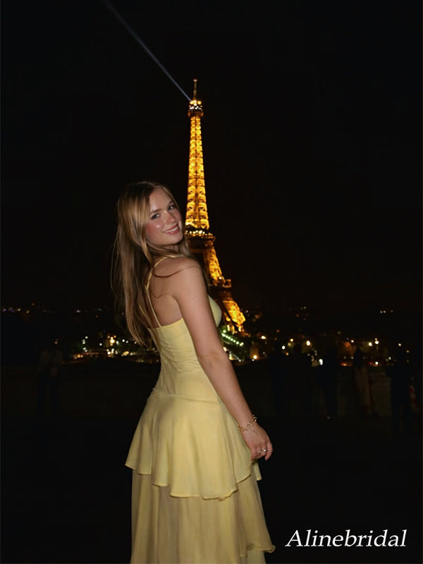 Margot Chiffon Tiered Dress Picture Color 2