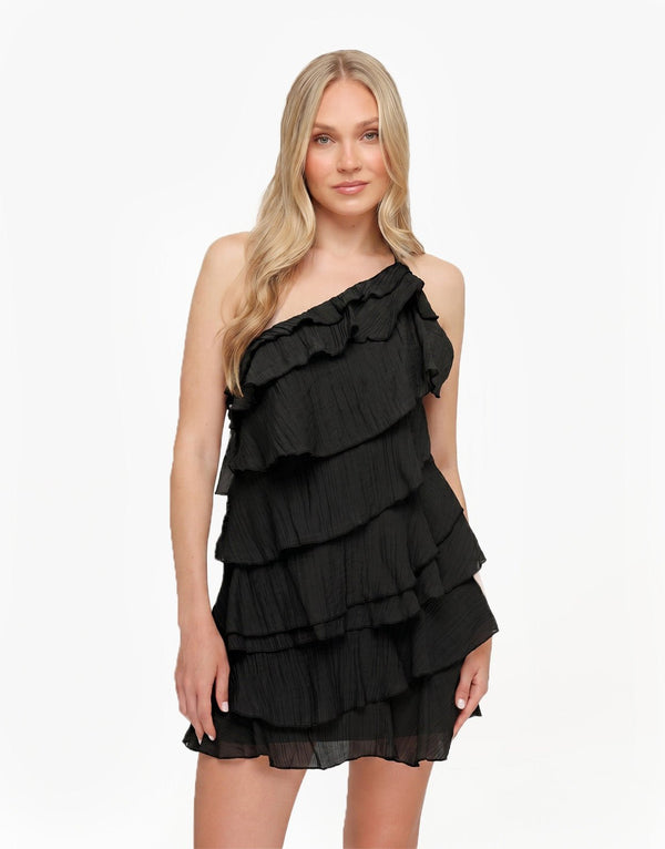 RUFFLE MINI DRESS